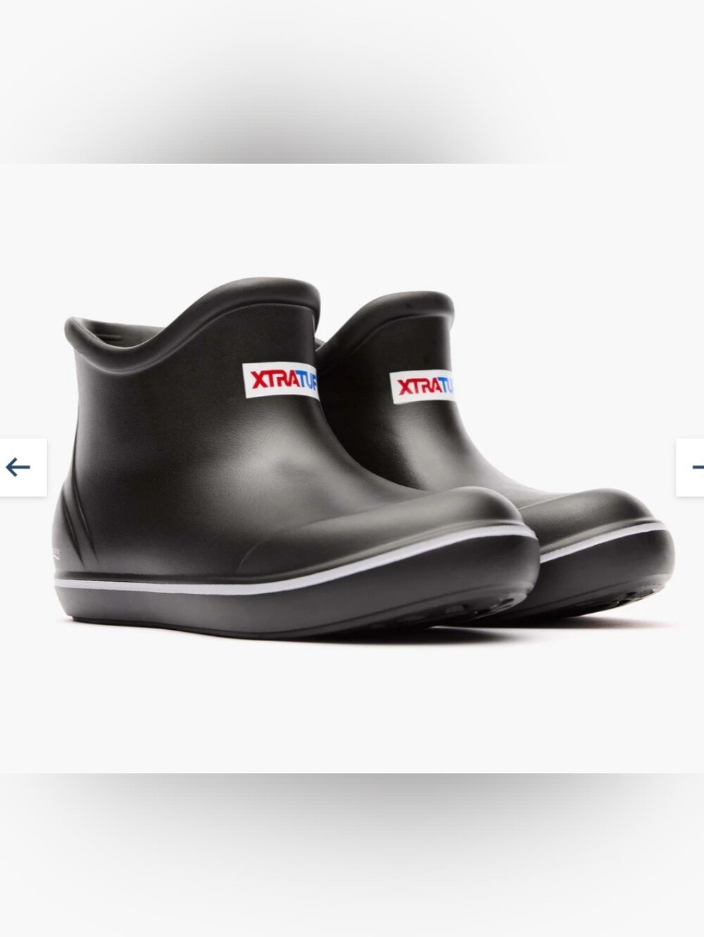 XTRATUF Kids Size 2 Black Ankle Boots